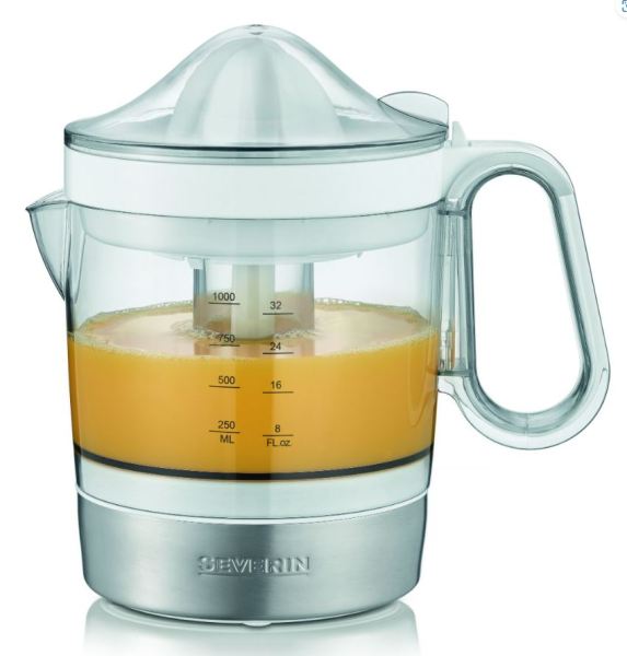 Citrus Juicer 85W 2 Press Cones 1L Left/Right Rotation White/Stainless Steel – 353500