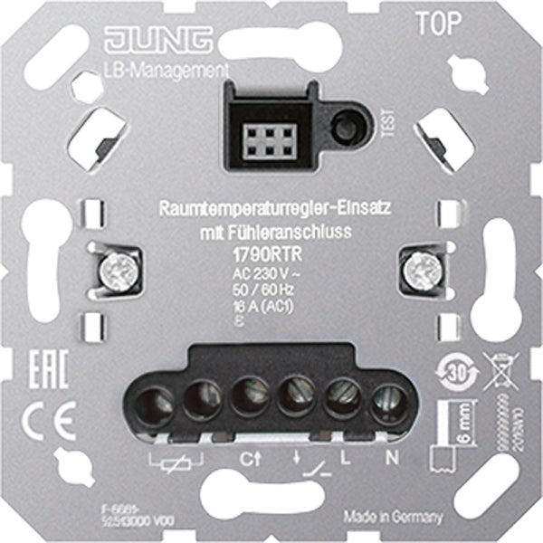 MS! Room temperature controller insert with sensor connection, without auxiliary input, – 1790RTR
