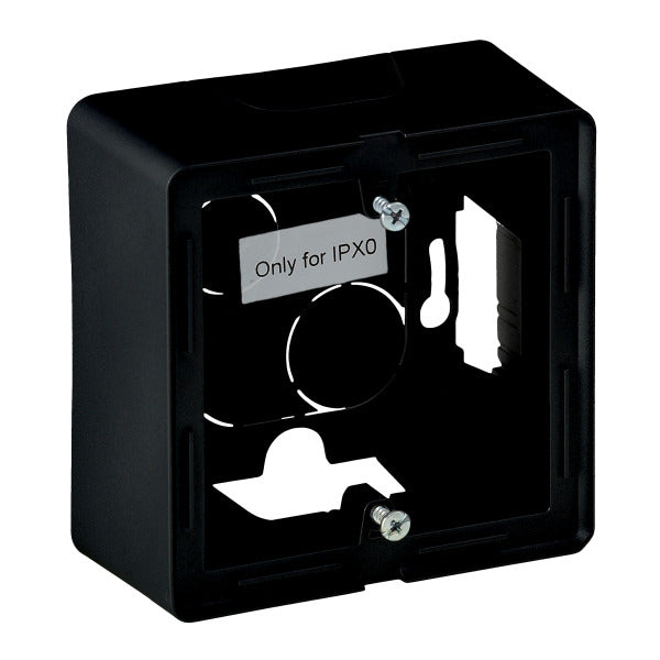 Valena Life Surface-mounted enclosure 1-gang Color: Black – 754066