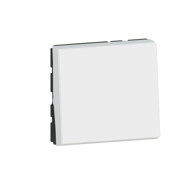 EXP_KLA Mosaic Taster 1x N/O Contact 6A 2-module, Ultrawhite