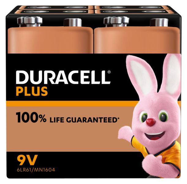 Batterie Plus Mainline Alkaline E-Block 9V 6LR61 1Bli=4Stk – 142305