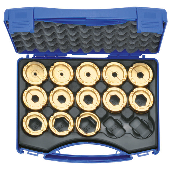 Pressing Tool Set 6-300mm² D 22 in plastic case, 14-piece, Series 22 – D22SET