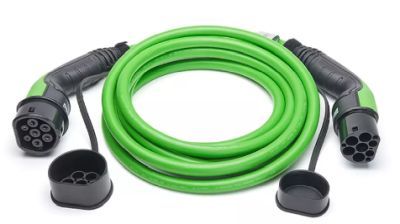 Ladekabel Type 2 6m 22kW (3ph 32A) - GREEN EDITION – 124.086