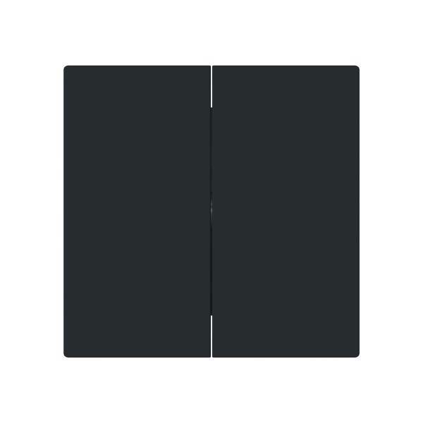 Rocker 2-gang black matt - art linear – 2CKA001751A3388