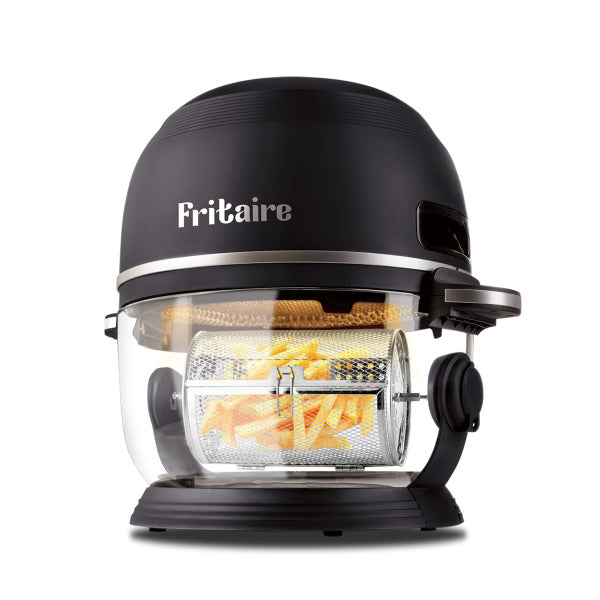 Hot Air Fryer 1500W 5L Self-Cleaning 6-Function Glass Black - 11533