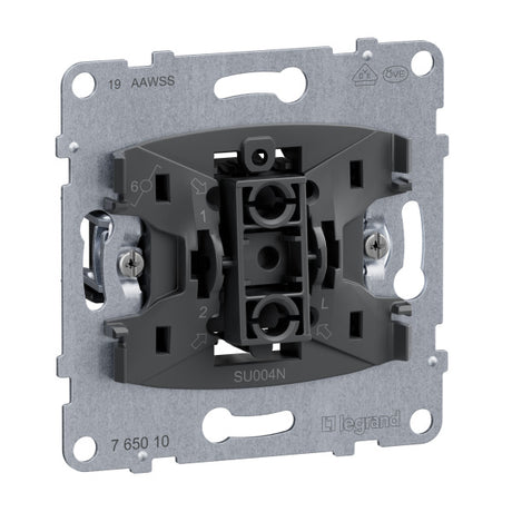 LEGRAND SEANO Einsatz Wechselschalter mit N-Klem me 10AX Steckklemmen  – 765010