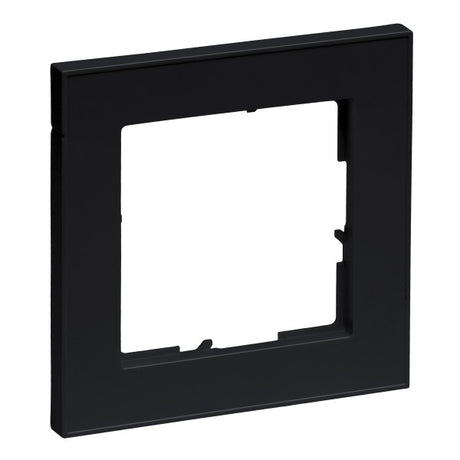 LEGRAND SEANO+ 1-fach Rahmen in der Farbausführu ng Schwarz lackiert  – 765381