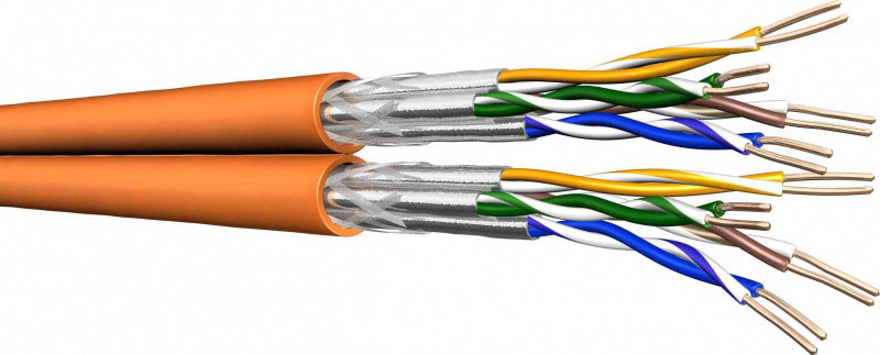 Datenkabel Kat.7 Duplex S/FTP 2x(4x2xAWG23/1) LSHF Dca 100m Ring 100 m
