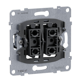 LEGRAND SEANO Einsatz Rollladen-/Jalousieschalte r mechanischer Verriegelung, 2 Tasten  – 765047