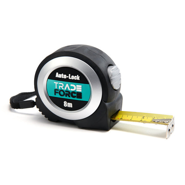 Self-locking tape measure with nylon coating and double-sided print, 8 m (26 ft) – 0021740008