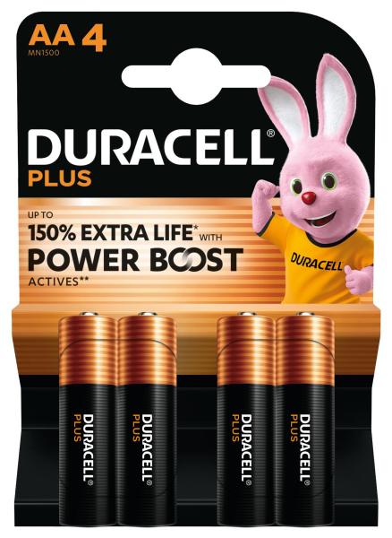 Batterie Plus Mainline Alkaline Mignon AA LR6 1.5V 1Bli=4Stk – 176027
