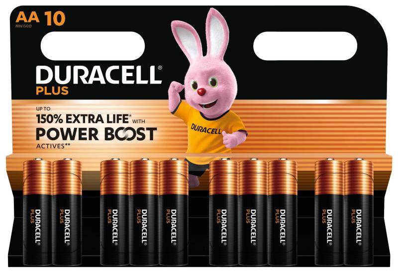 Batterie Plus Mainline Alkal. Mignon AA LR6 1.5V 1Bli=10Stk – 176201