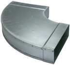 ALVA Flachkanal Bogen 90Grad horizontal
