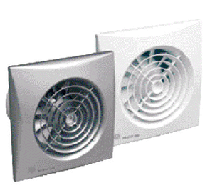 Alva KleinraumventilatorDN100 Lampe, VK und NL 1-30 min. weiß - ALSIL100CRZ