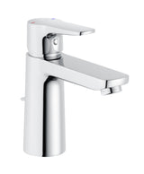Alva Bela 1.0 Waschtischarmatur XL mit Ablaufgarnitur, Höhe 15,8 cm, Chrom - AQARBEWTXL1.1