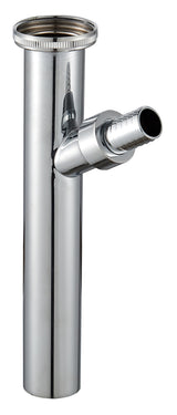 Alva Varia Sifontauchrohr 5/4 mit WM-Anschluss, 32x200 mm, MS verchromt - AQARVASRWM1
