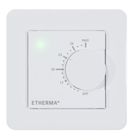 Alva Informa Schaltereinbauthermostat mit Drehregler und App-Funktion - AQBHINDRT