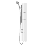 Alva Spa Duschpaneel 19 x 140cm Thermostat, Weiá Matt - AQARSPDP4W