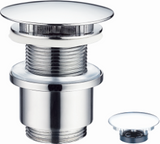 Alva Varia Schaft-Ablaufventil 5/4 mit Stopfen, H”he bis 50mm, Chrom - AQARVAAV6