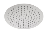 Alva Varia Kopfbrause Dm 31cm rund mit Antikalk, Edelstahl poliert - AQARVAKB31
