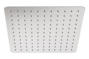 Alva Varia Kopfbrause 40x40cm softedge mit Antikalk, Edelstahl poliert - AQARVAKB40S
