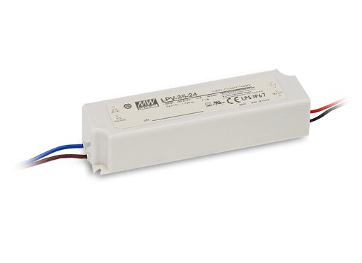 MEANWELL LED Schaltnetzeil IP67 36W 24V/1,5A Konstantspannung   – LPV-35-24