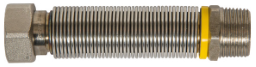Alva Gas NiroFlexschl. ™VGW gepr. 80-130 mm Mutter 1/2 x Nippel 1/2 - ACGF15.80AG