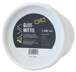 ALVA Gleitmittel 1000 ml Topf, Farbe weiß