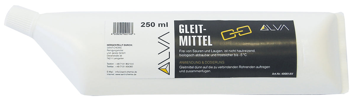 ALVA Gleitmittel 250 ml Tube Farbe weiß - ACGM25
