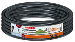 Alva Gartenberegnung Tropfschlauch 16mm-25m, schwarz 2l/Std 0,5-1b - ACGBTS16.25S