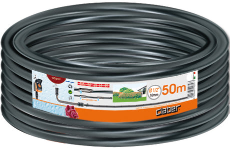 Alva Gartenberegnung Tropfschlauch, 16mm-50m, schwarz 2l/Std 0,5-1b - ACGBTS16.50S