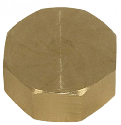 Alva Kappe Fig.6-3301   1" Messing - ACMS3301.1