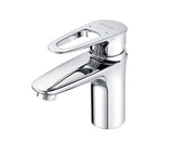 Alva Waschtisch-Armatur, HD-M - Hochdruck Mischwasser, ThermoProtect-Kartusche, Einhebel-Einlocharmatur, 2x G 3/8 IG, Bügelhebel, chrom - AQBFFOWT2