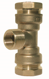 ALVA 3020 T-Verbindungsstück 6/4" für Rohr AD 50x6/4"AGx50 mm - PE3020-040