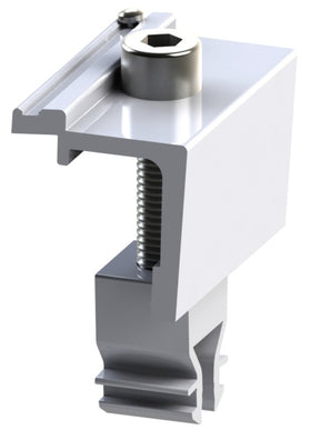 ALUMERO Alumero Abschlussklemme Click mit Pin höhenverstellbar 30-42  – 24688