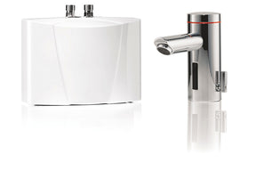 Alva Forta Waschtischarmatur Chrom berhrungsl.,m. Mini-Durchlauferh. 3,5kW - AQARFOWTMD3