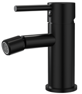 Alva Idea 1.0 Bidetarmatur mit Ablaufgarnitur, Schwarz Matt - AQARIDBID.1S