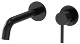 Alva Idea 1.0 Waschtischarmatur Wand- montage, Sichtt. inkl. UP-K”rp.,SchwarzM - AQARIDSTWWA.1S