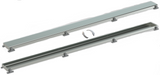 Alva Nova Rost Edelstahlabdeckung und zum Ausfliesen, zu Duschrinne 660mm - AQBFNODRR66.2