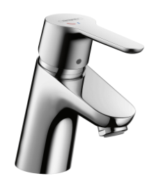 Alva Tica Waschtischarmatur Mini mit Push-Open Ablaufgarnitur, Chrom - AQARTIWTM1