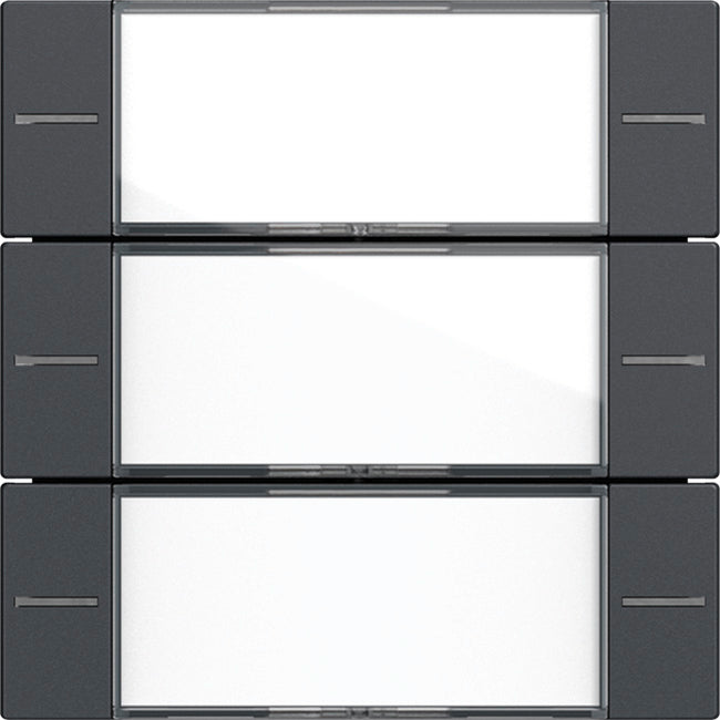 GIRA Wippenset 3f BSF Tastsens.4 System 55 Kl ar/Anthrazit  – 577328