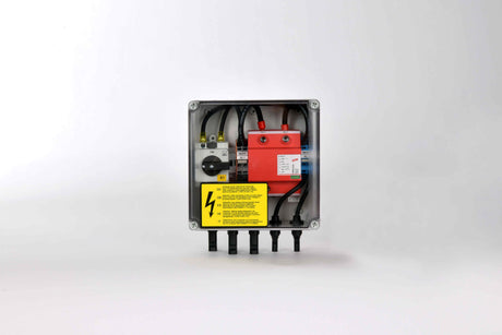 Alva PV-Anschlußbox 1 MPPT, 2IN/1OUT pro MPPT, ÜSS Typ I/II, Trennschalter, MC4 - GAK-1MP-2I1O-T12-TS-MC4