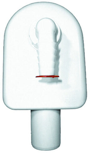 Alva Waschger„te-Aufputz-Siphon DN40 mit Abdeckkappe weiá - AC410