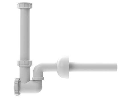 HUTTERER & LECHNER HL135/30 WT-u. Bidet-Siphon DN32x5/4" m. Reinigungseinsatz u. Rosette. Abg.bogen   – HL135/30
