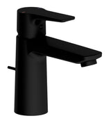 Alva Bela 1.0 Waschtischarmatur XL m. Ablaufgar.,Höhe 15,8 cm,Black Line M. - AQARBEWTXL1.1BM