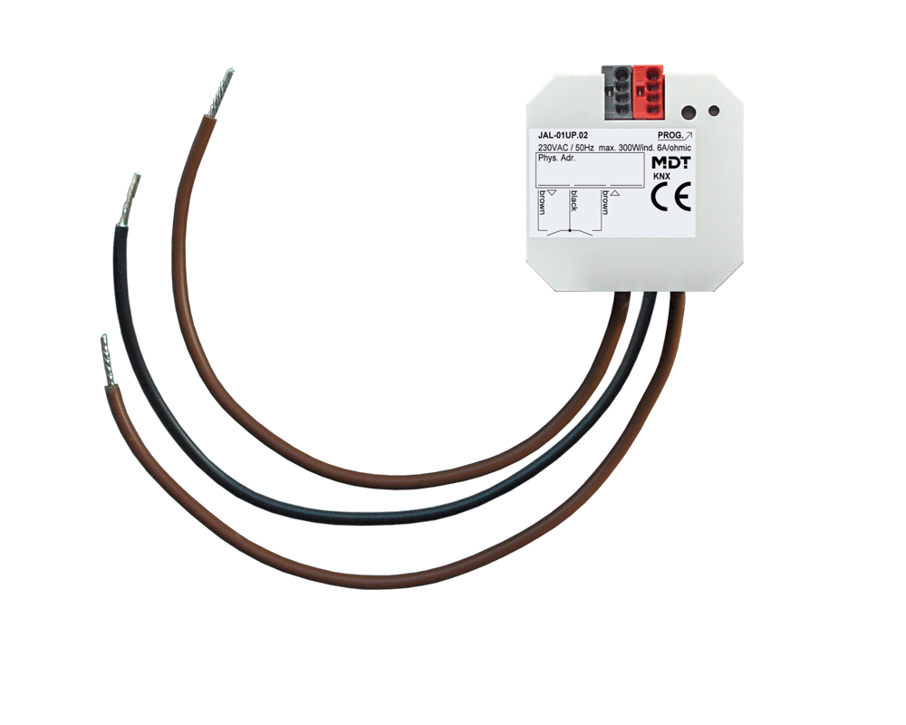 MDT KNX Jalousieaktor 1fach Up   – JAL-01UP.02
