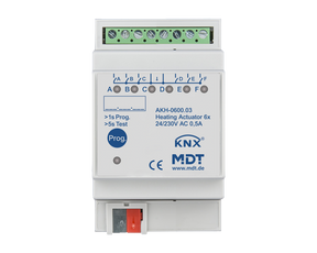 MDT KNX Heizungsaktor 24/230 V 6fach REG   – AKH-0600.03