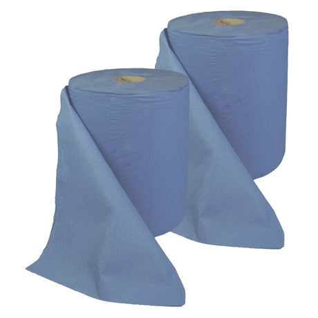 Alva Papierrollen 2er Pack a 500 Blatt blau 33,3 x 36 cm 2-lagig - ACPAPIER2