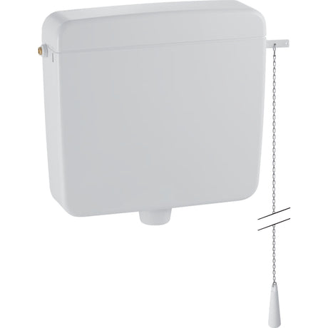 GEBERIT GE Spuelkasten AP127 hochhaengend 1 Menge, weiss, mit Zugkette   – 127.052.11.1