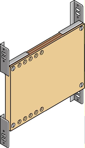 GEBERIT GE Huter Befestigungsplatte fuer mittelschwere Lasten 40 x 44cm   – HU-BP9004-M